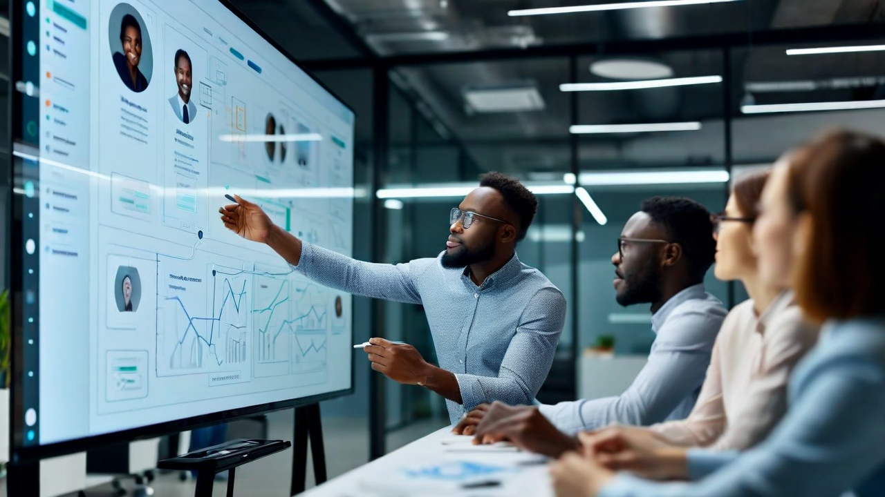 TalentPilot team working on AI talent platform